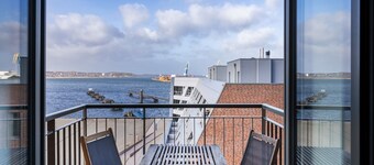 Ferienapartment mit Balkon und Tollem Ausblick an der Hafenspitze von Wismar - Ohlerich Speicher