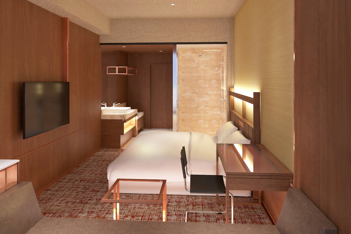 Deluxe kamer, niet-roken (King) | Een kluis op de kamer, verduisterende gordijnen, gratis wifi, beddengoed