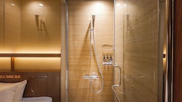 Slippers, electronic bidet, towels