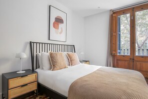 2 slaapkamers, een strijkplank/strijkijzer, wifi, beddengoed