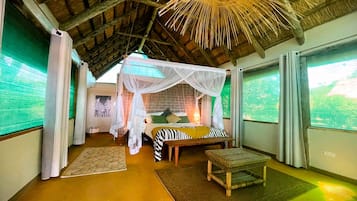Luxe chalet, uitzicht op rivier | 1 slaapkamer, individueel gedecoreerd, individueel gemeubileerd