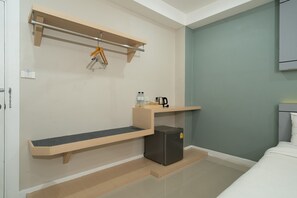 Blendingsgardiner, wi-fi (inkludert) og sengetøy