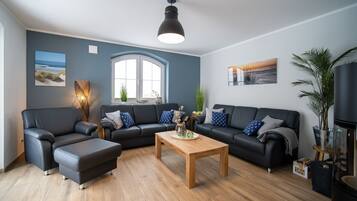 Télévision, cheminée, chaßne hi-fi