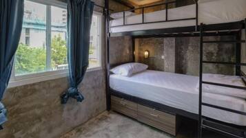 Basic Shared Dormitory, Mixed Dorm, City View | Select Comfort beds, individually furnished, laptop workspace, free WiFi