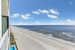 Condo, 2 Bedrooms, Accessible, Balcony | Beach | On the beach - "new Years Eve 2024 On Myrtle Beach! Oceanfront 2 Bedroom & Full Kitchen Sleeps 6" (Myrtle Beach)