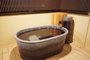 Special Room with Open-air Bath and Back Tatami Room, Non Smoking | Bathroom