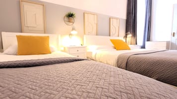 2 bedrooms, desk, iron/ironing board, travel crib