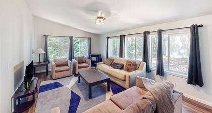 Dog-friendly house near golf & beach access with firepit, grill, & pellet stove