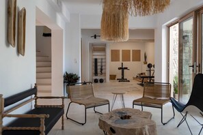 Fitness facility - 4 Bedroom | Casa Prasoul Contemporary Exclusive Villa with Private Heated Pool (Rethymno)