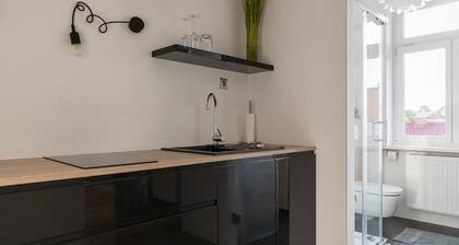 Modern Studio in the Heart of Maribor with Stunning Sunset Views