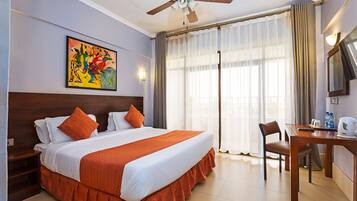 Verduisterende gordijnen, gratis wifi