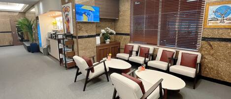 Sala de estar en el lobby