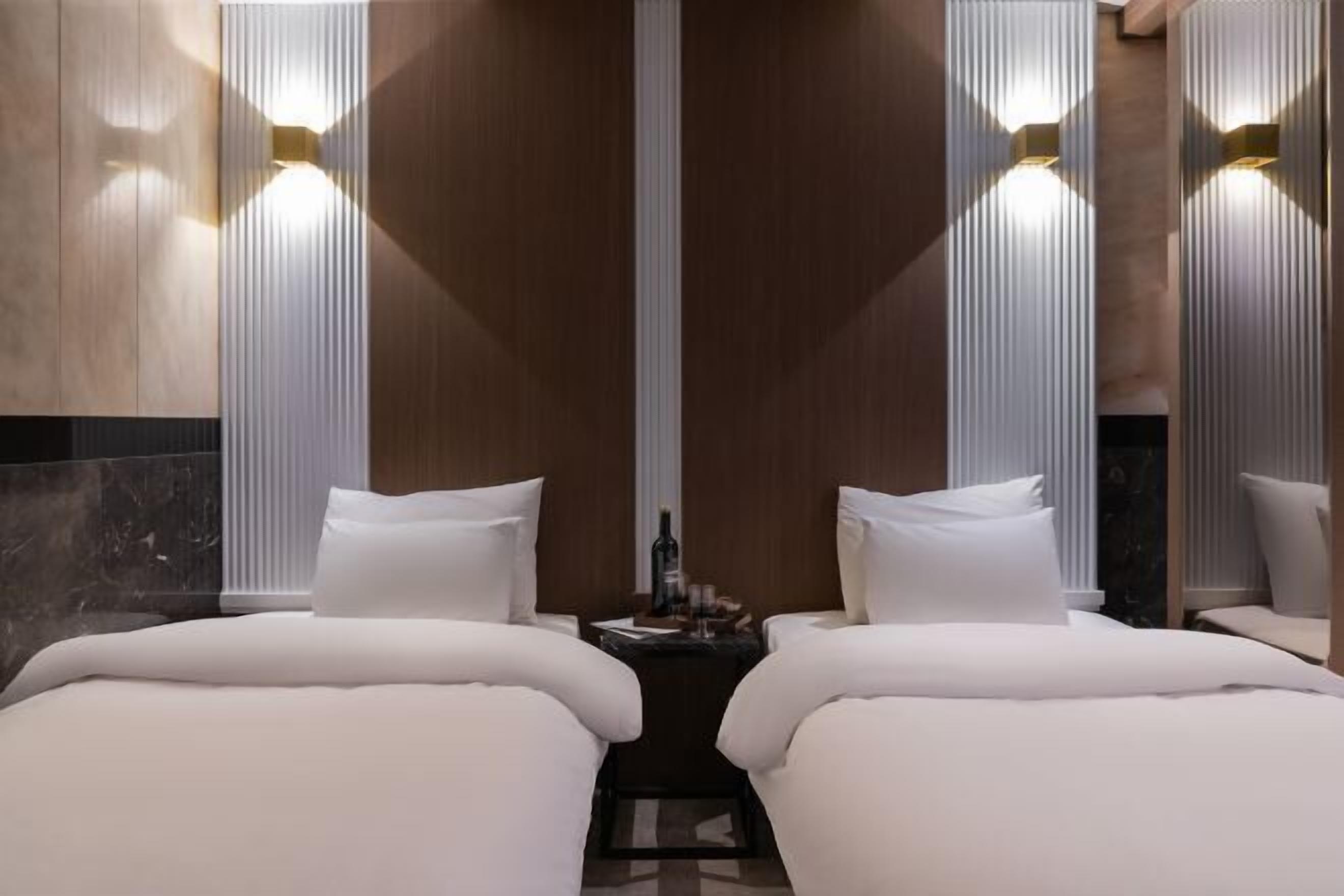 Premium bedding, down duvets, individually decorated