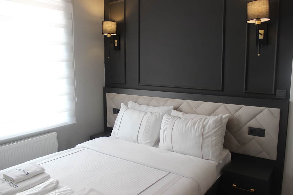 1 Schlafzimmer, hochwertige Bettwaren, schallisolierte Zimmer
