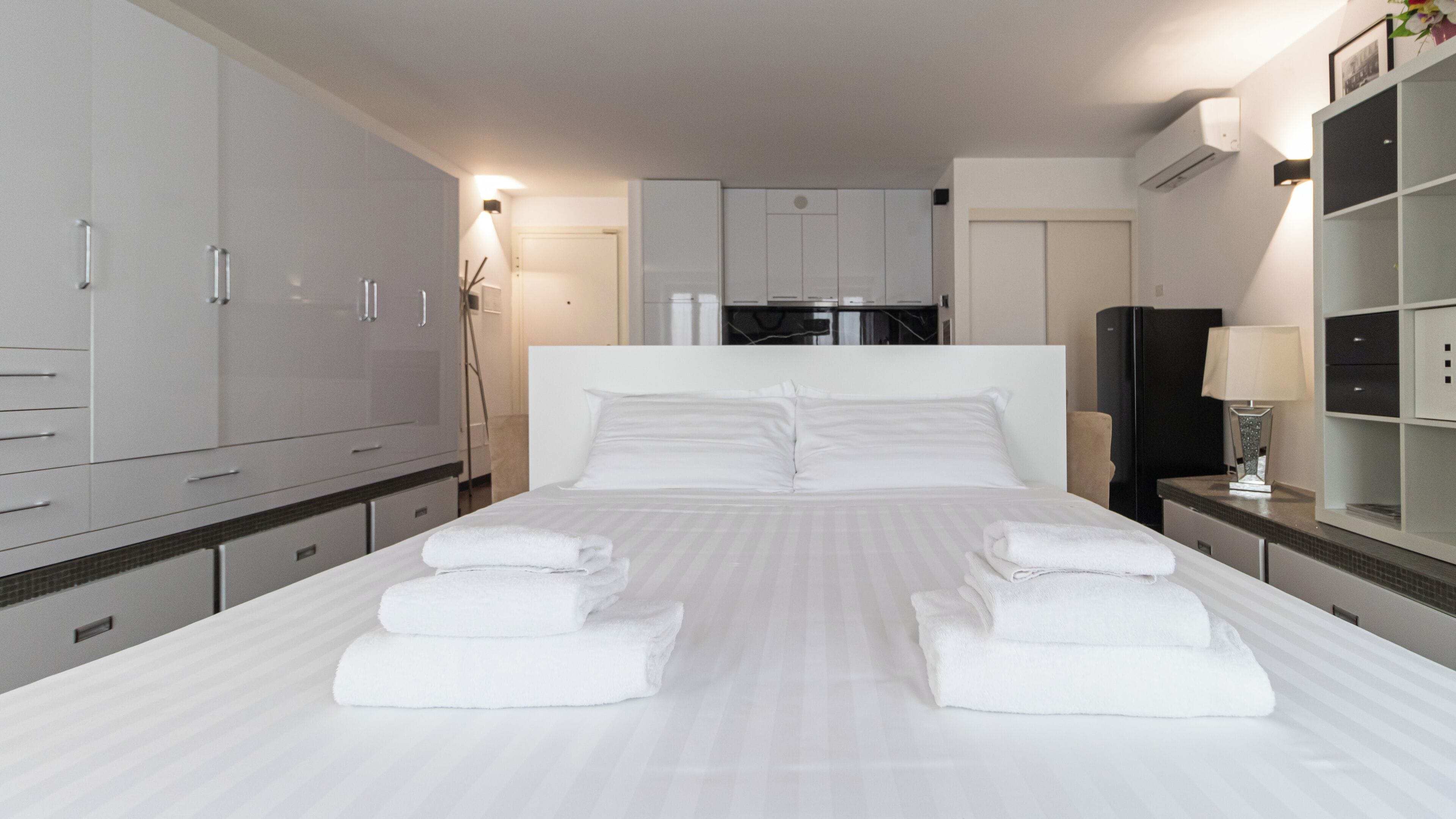 Studio (1 Bedroom) | 1 Schlafzimmer, Bügeleisen/Bügelbrett, Bettwäsche