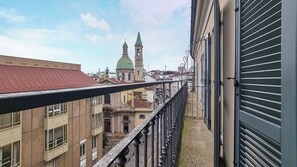 Vue sur la ville depuis l’hébergement