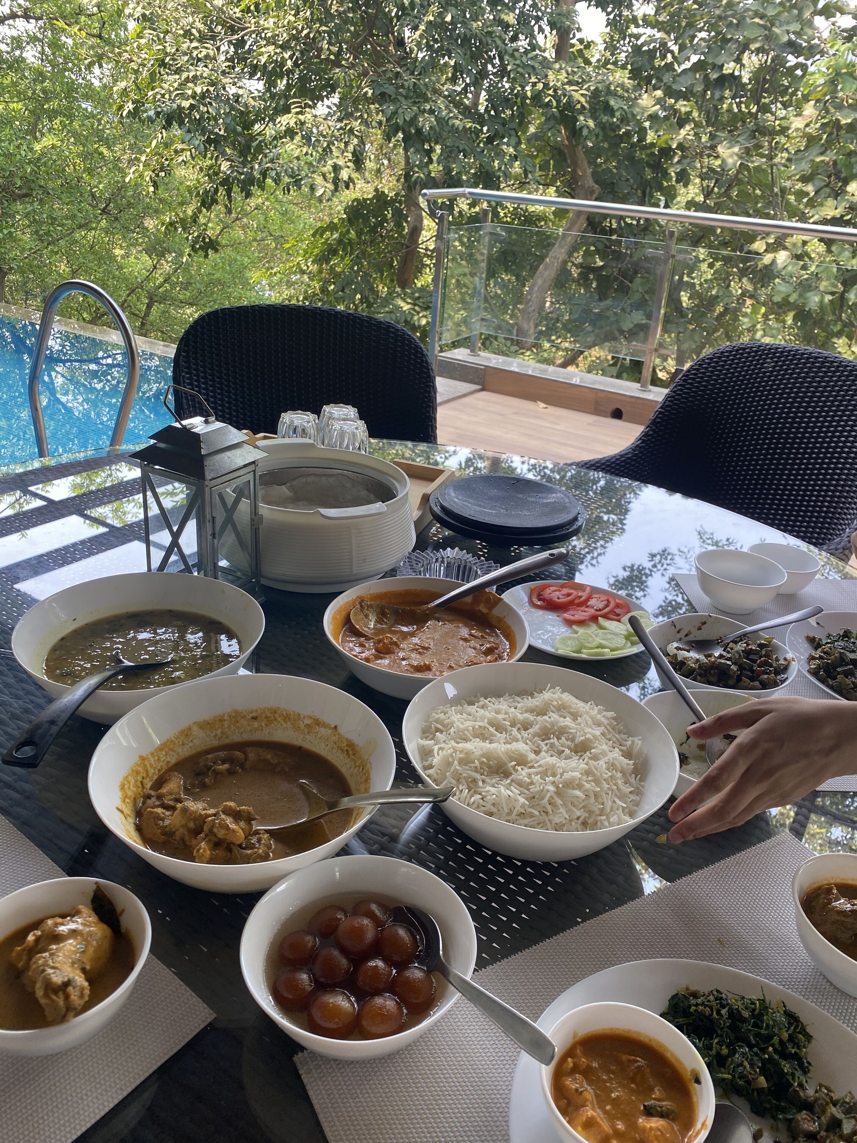 Udendørs spisemuligheder