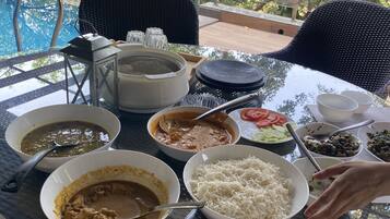 Udendørs spisemuligheder