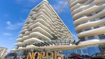 Majoituspaikan julkisivu