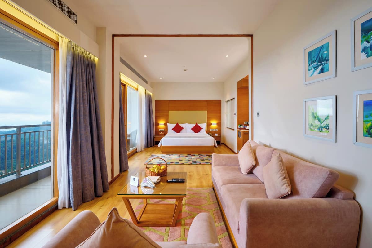 Ropa de cama de alta calidad y minibar