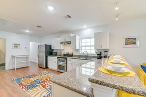 House (2 Bedrooms) | Private kitchen - Galveston Vacation Rental Near Cruise Terminals! (Galveston)