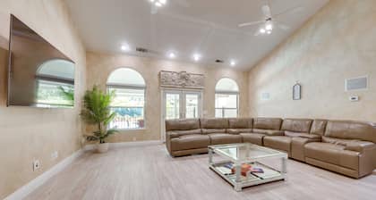 Billiards & Private Pool: Bright Clovis Home!