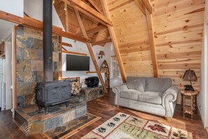TV, fireplace, video games, DVD player - La Belle Cabine-Lake Access (Arnold)