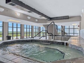 Indoor pool, a heated pool - Oasis 710 | Award-Winning Beachfront Resort (Orange Beach)