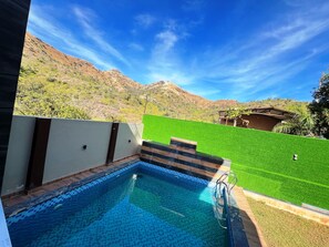 Outdoor pool - GoBravo 2BR Lux Villa wt Pvt Pool Udapur (Udaipur)