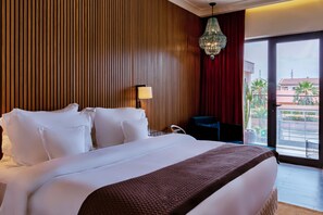 Exclusive-Doppelzimmer | Bettwäsche aus ägyptischer Baumwolle, hochwertige Bettwaren