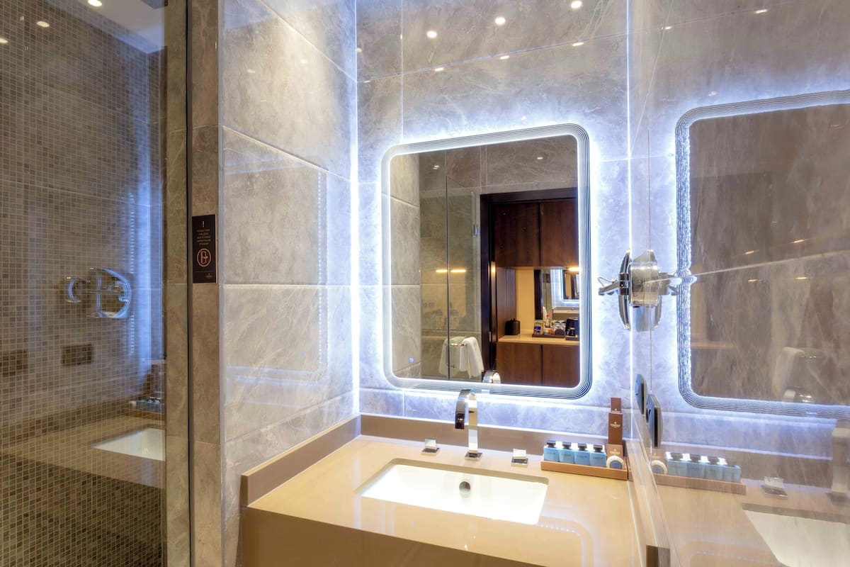 Exclusive-Doppelzimmer | 1 Schlafzimmer, Bettwäsche aus ägyptischer Baumwolle