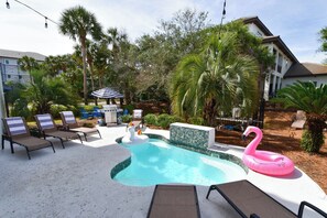 Una piscina riscaldata