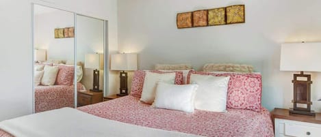 4 bedrooms, iron/ironing board, travel crib, WiFi (free)
