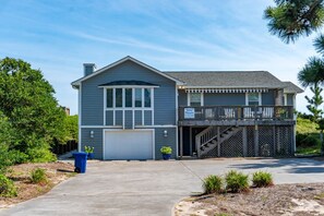 Exterior - Brown Cottage, Oceanfront House in Emerald Isle, NC! (Emerald Isle)
