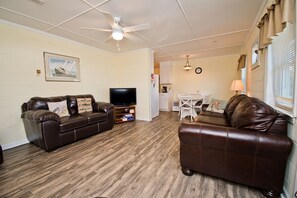 TV - Cooleemee Place North, Oceanside Duplex in Emerald Isle, NC! (Emerald Isle)