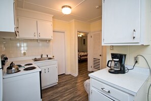 Fridge, microwave, coffee/tea maker, ice maker - Cooleemee Place North, Oceanside Duplex in Emerald Isle, NC! (Emerald Isle)