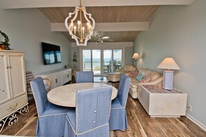 Smart TV - Coral Shores #11, Oceanfront Condo in Pine Knoll Shores, NC! (Pine Knoll Shores)