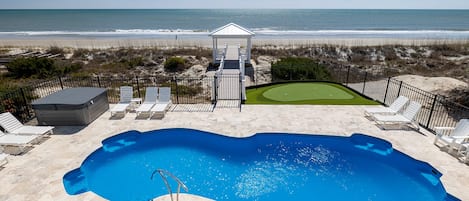 Una piscina climatizada