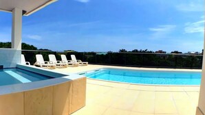 Appartement, 1 chambre, balcon, vue jardin | Piscine