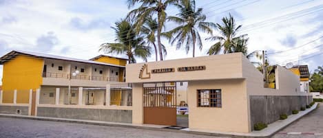 Majoituspaikan julkisivu