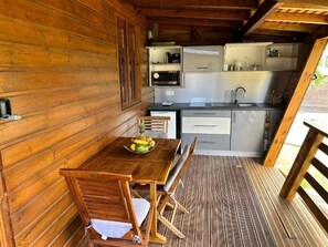 Private kitchen - Hotel Gîtes Couleur Caraïbes (Bouillante)