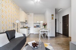 Living room - Wola Siedmiogrodzka III (Warsaw)