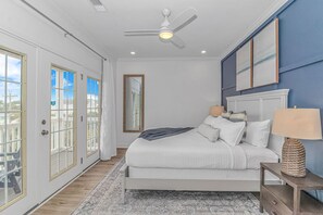 5 bedrooms, desk, iron/ironing board, travel cot