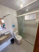 Superior Triple Room | Bathroom | Shower, towels, toilet paper
