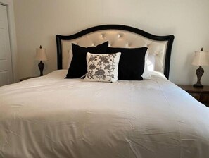 2 bedrooms, iron/ironing board, travel crib, free WiFi