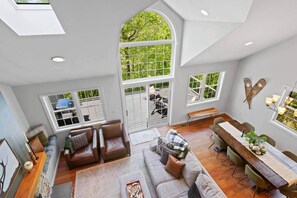 TV connectée, cheminée