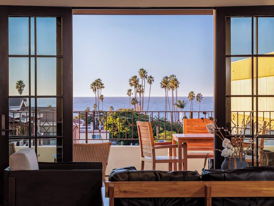 Vue depuis le balcon