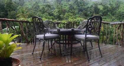 El Yunque Waterfalls, forest & river tiny house