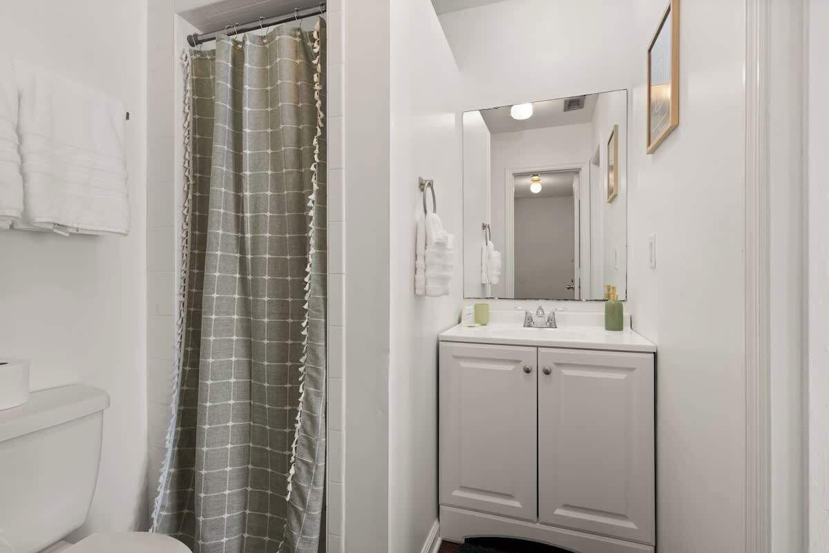 Shower, hair dryer