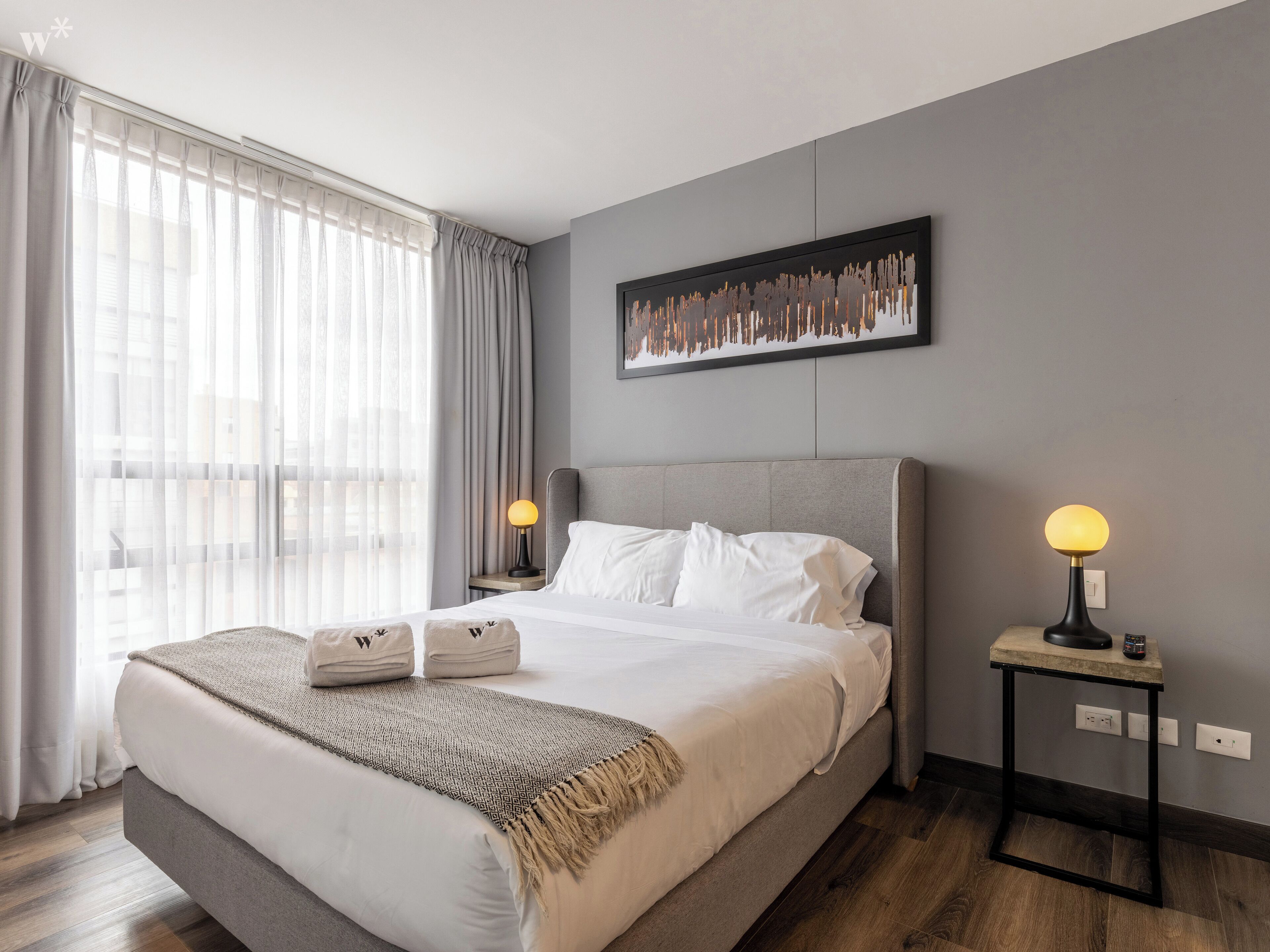 Premium bedding, free WiFi, bed sheets